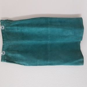Womens Suede Skirt